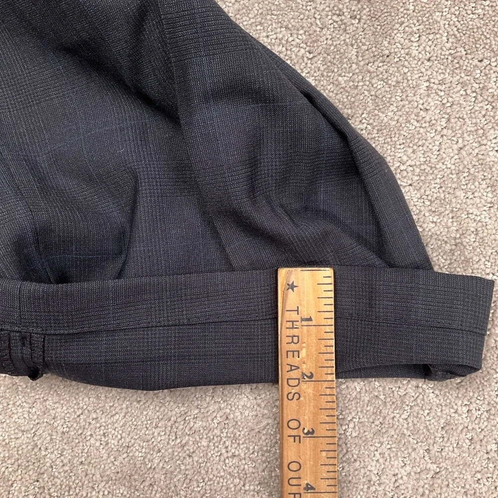 Brooks Brothers 346 Suit Men 46 RG Gray Glen Plaid Neutral Classic Wool Stretch
